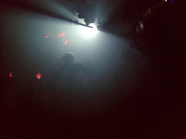 Another atmospheric image from inside The Warehouse.