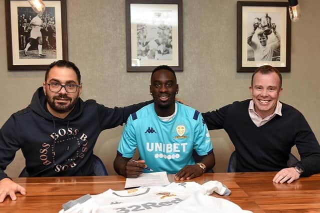 Leeds United loanee Jean-Kevin Augustin. (Pic: LUFC)