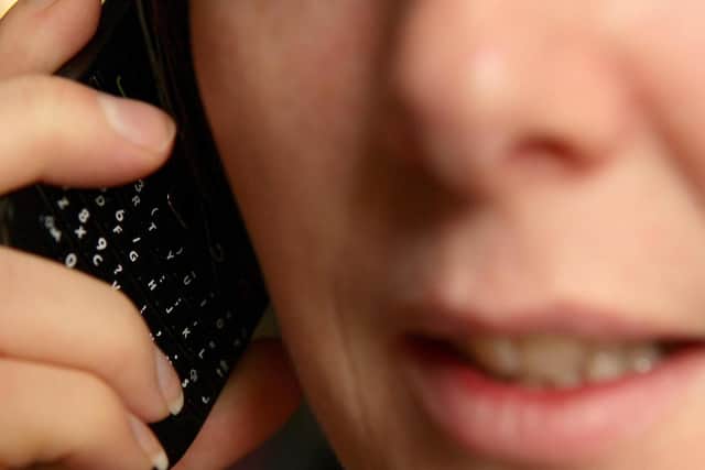 A mobile phone call (Photo: PA).