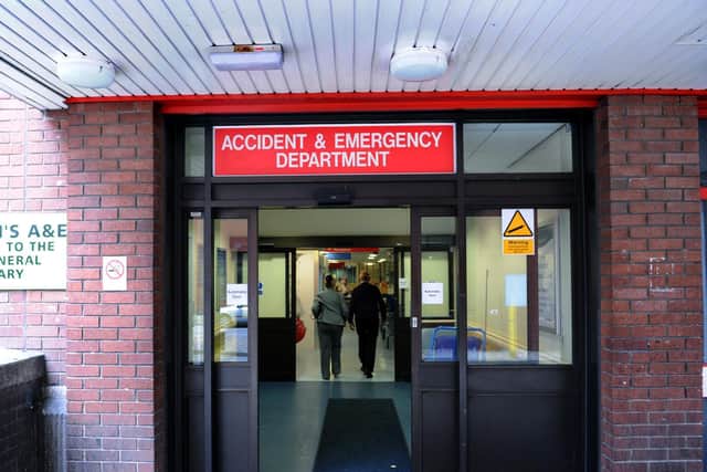 The A&E department at St James's Hospital