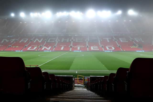 Manchester United's home ground of Old Trafford. (Getty)