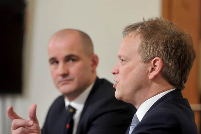 Powerhouse Minister Jake Berry and Secretary of State for Transport Grant Shapps