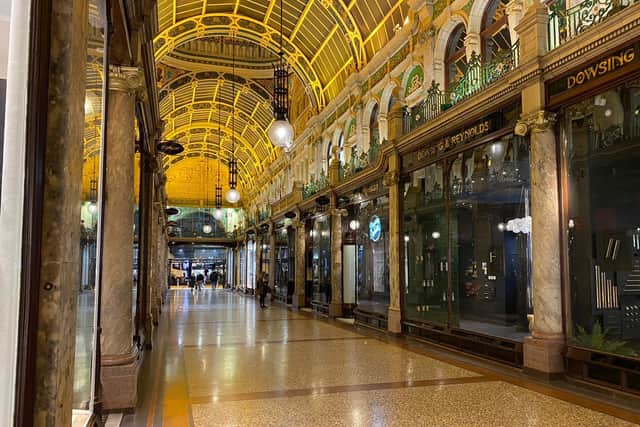 The store in the Victoria Quarter has now reopened after it was raided