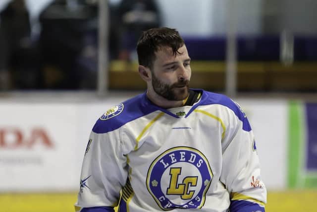 COMING HOME: After four-and-half months effectively playing on their road in their debut NIHL National season, Sam Zajac’s Leeds Chiefs finally get to step out on the ice at Elland Road on Friday night. Picture kindly supplied by Kevin Slyfield.