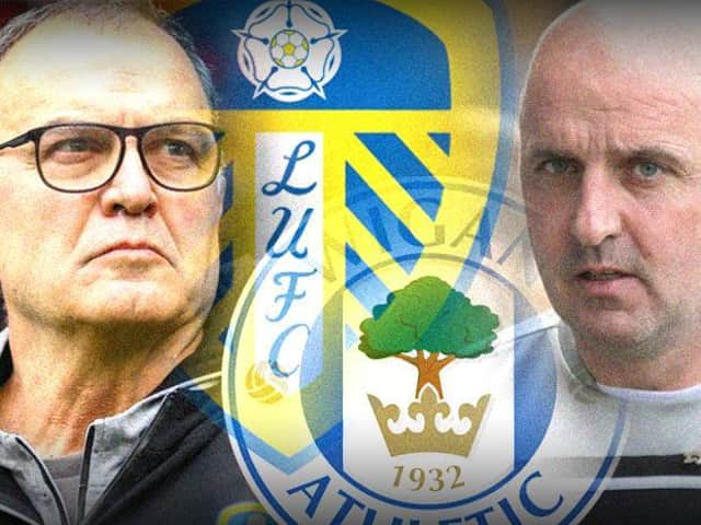 Marcelo Bielsa and Paul Cook. Graphic by Graeme Bandeira.