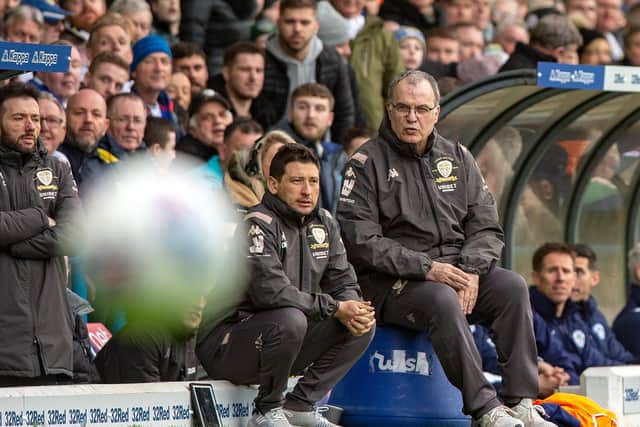 Leeds United boss Marcelo Bielsa took responsibility for the defeat by Wigan Athletic (Pic: Bruce Rollinson)