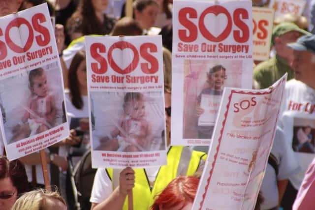 Battle: The Children's Heart Surgery Fund launched the Save Our Surgery campaign in its fight to stop the Leeds congenital heart unit from closing.
