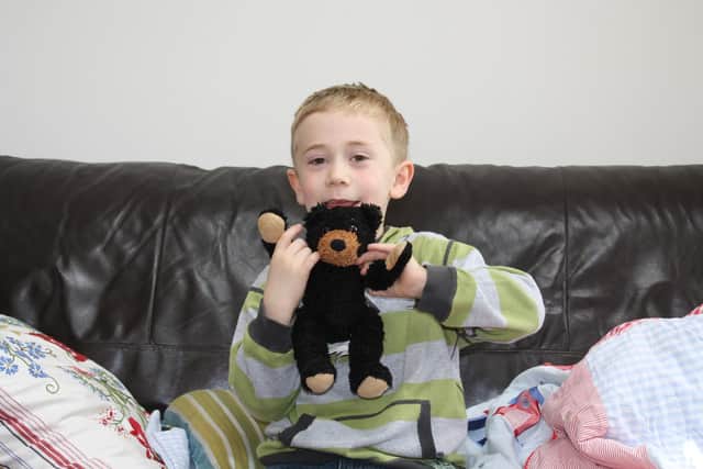 Keiran, pictured aged 5, inspired the Wear Red Day campaign after being diagnosed with a heart condition.