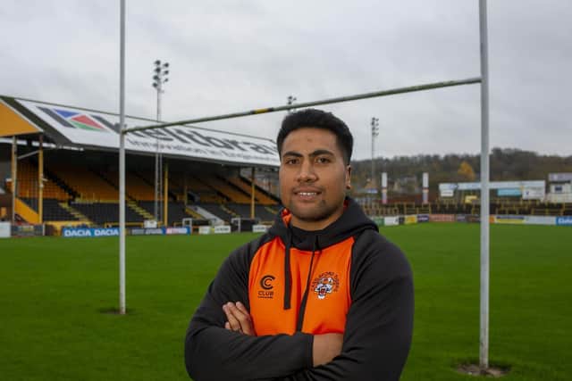 Sosaia Feki remains on Tigers' casualty list. Picture by Tony Johnson.