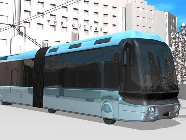 The trolleybus system was to be similar to the one operating in the French city of Lyon.