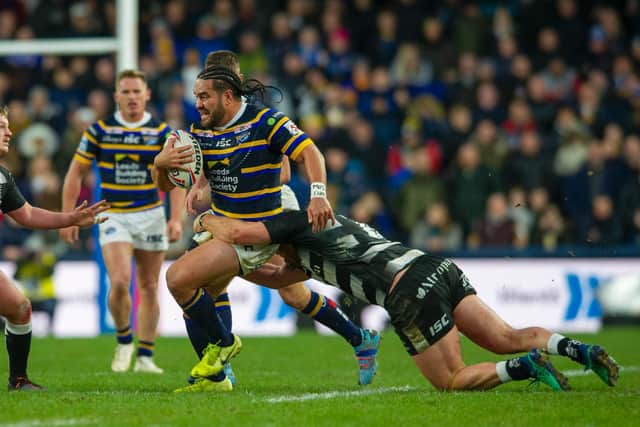 Alex Mellor switched to centre when Konrad Hurrell (pictured) was injured last week. Picture by Tony Johnson.