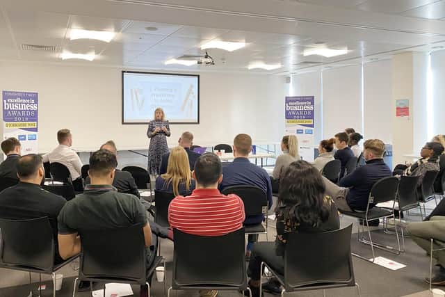 Nikki Alderson at the Yorkshire Evening Post's offices.
