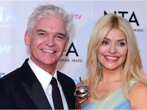 Phillip Schofield with co-presenter Holly Willoughby