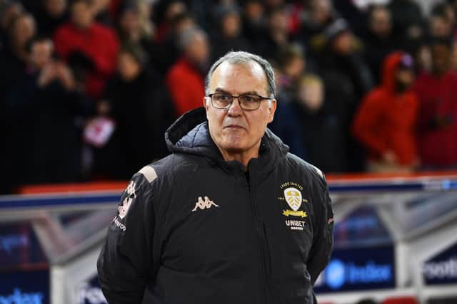 Marcelo Bielsa took the blame again after Leeds United's defeat at Nottingham Forest (Pic: Jonathan Gawthorpe)