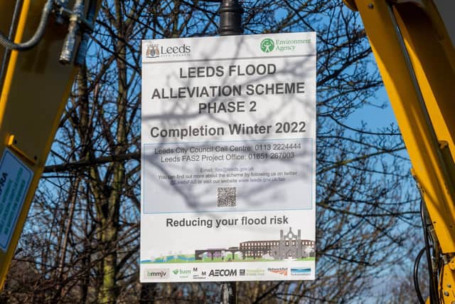 Work has now begun on phase two of the Leeds Flood Alleviation Scheme. Picture: James Hardisty