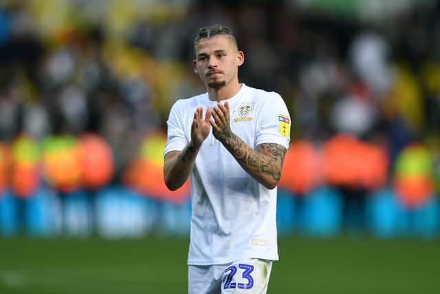 Kalvin Phillips returns to Leeds United's line-up after a three-game suspension, for the trip to Brentford (Pic: Jonathan Gawthorpe)