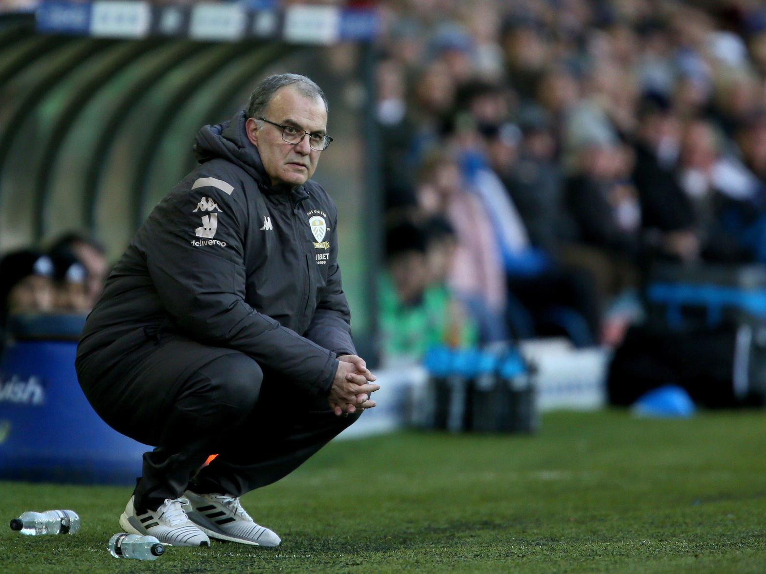 Leeds United head coach Marcelo Bielsa. (Pic: Bruce Rollinson)