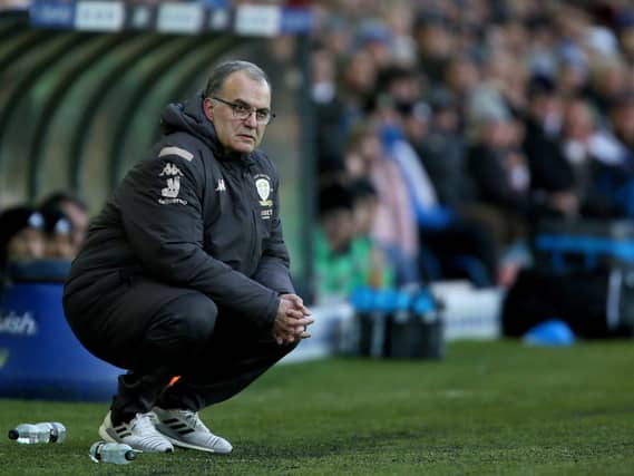 Leeds United head coach Marcelo Bielsa. (Pic: Bruce Rollinson)