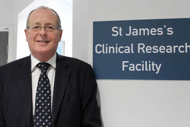 Professor Chris Twelves is director of St James's Clinical Research Facility at St James's University Hospital in Leeds.