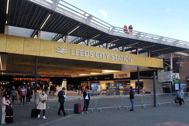 A member of staff at Leeds City Station alerted police after becoming suspicious. Picture: Gary Longbottom
