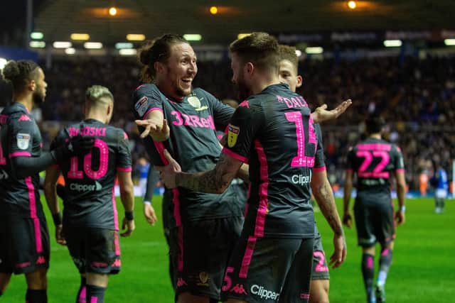 Luke Ayling and Stuart Dallas have both played superbly at right-back for Leeds United this season (Pic: Bruce Rollinson)