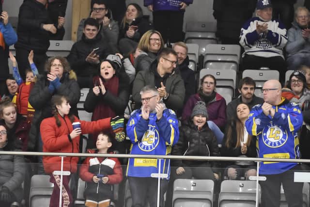 You could be in the crowd for Leeds Chiefs' next home game, this Sunday against Sheffield Steeldogs. Picture courtesy of Mark Ferriss.