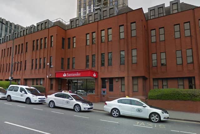 The former Santander building on Merrion Street could be replaced with more than 500 student flats.