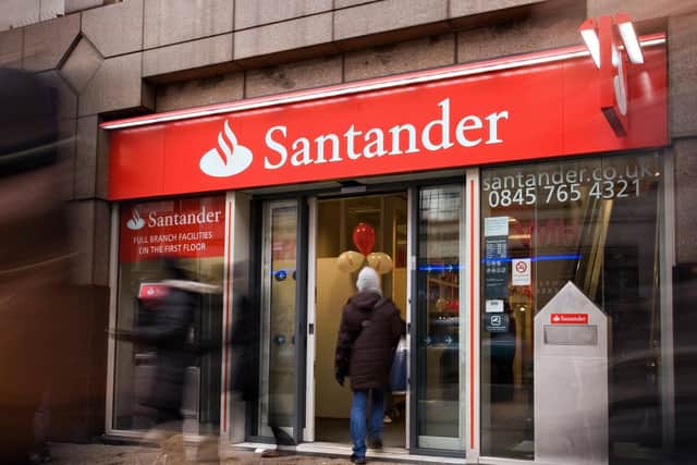 Two branches of Santander in Leeds and Bradford will be among the first 12 in the country to stock the note. Picture: Getty
