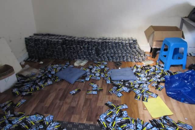 More than 12 million illegal cigarettes were seized by police in Yorkshire.
