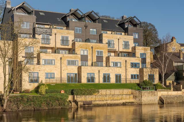 This three-bedroom apartment at Riverside is 500,000 and is for sale with Beadnall Copley