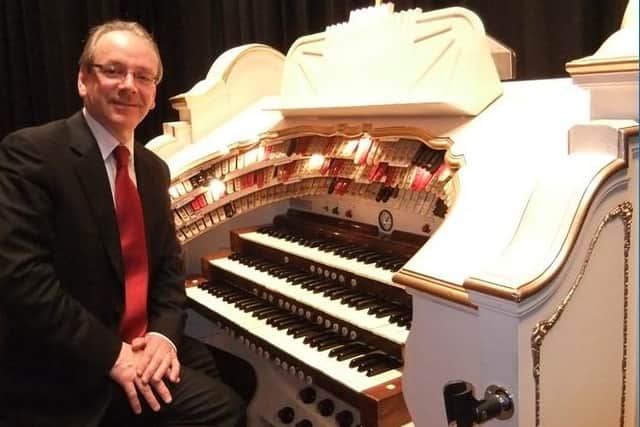Renowned organist Phil Kelsall will be performing at the 50th anniversary concert in Ossett Town Hall on April 5.