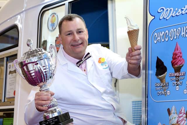 Ian Smith, 51, of Mr Whippy Leeds has won 'Ice Cream Van of the Year 2020' in a national competition.