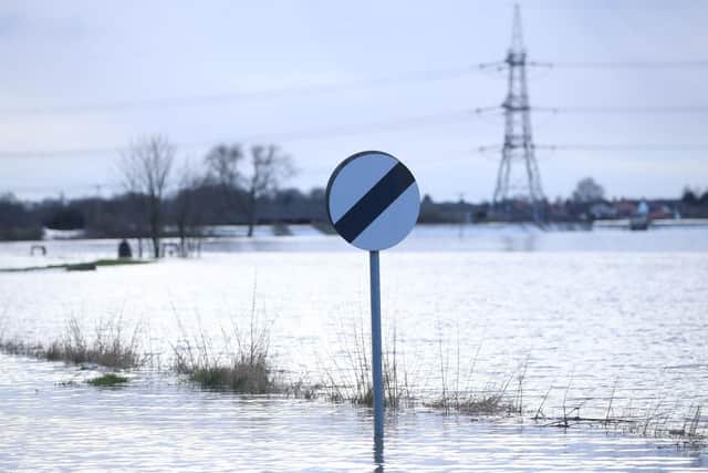 Flooding in Smaith, East Yorkshire. Pic: Danny Lawson/PA