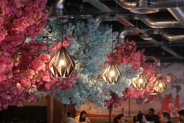 A botanical dining experience at Blue Sakura.