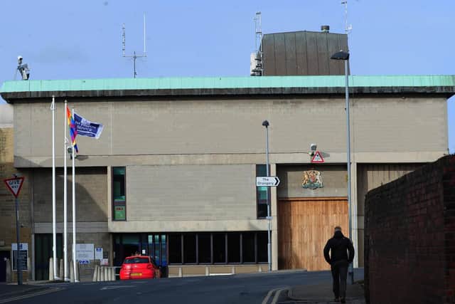 The two prisoners are accused of trying to kill Roy Whiting at HMP Wakefield in November 2018. Picture: Simon Hulme