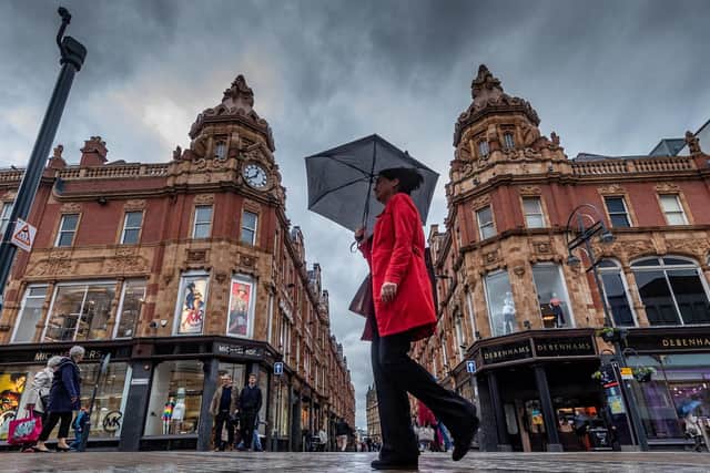 Heavy rain and winds are expected as Storm Jorge batters Leeds.