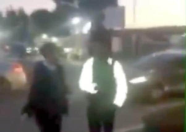 The young Sikh boy was punched at a bus stop in Leeds.