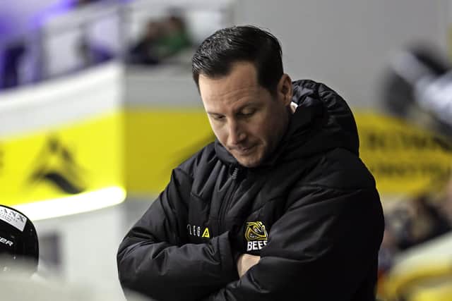 OPPOSITE NUMBER: Bracknell Bees head coach, Doug Sheppard. Picture courtesy of Kevin Slyfield.