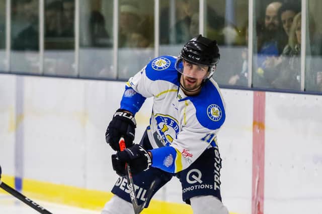Andres Kopstals scored in the 8-4 defeat to Basingstoke Bison on Sunday at Elland Road. Picture courtesy of Mark Ferriss.