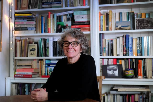 Misbehaviour co-writer Gaby Chiappe at her home at Chapel Allerton, Leeds.