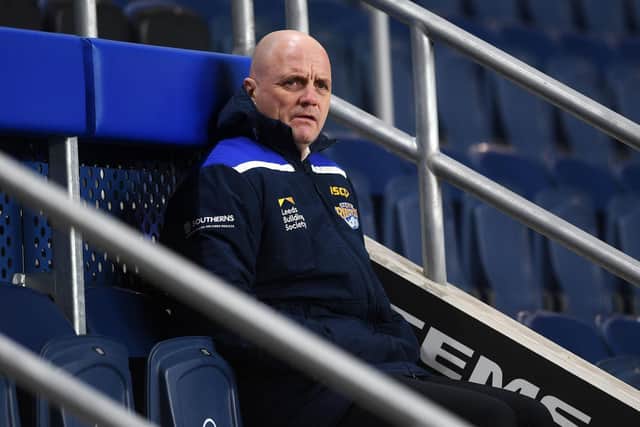 Leeds Rhinos head coach Richard Agar.