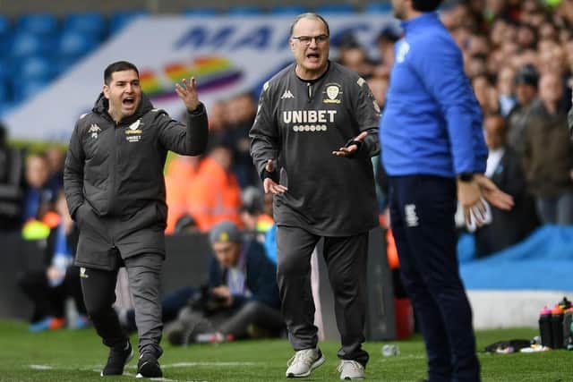 Marcelo Bielsa on the sidelines.