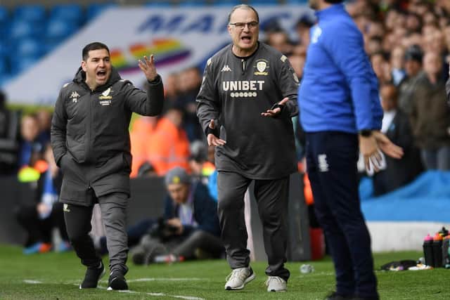 Marcelo Bielsa 'out-managed' Danny Cowley, the latter said as Leeds United beat Huddersfield Town (Pic: Jonathan Gawthorpe)