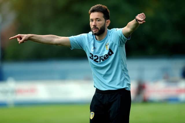Leeds United U23s head coach Carlos Corberan. (Image: Jonathan Gawthorpe)