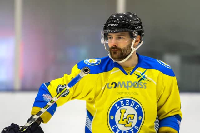 BUOYED: Leeds Chiefs' player-coach Sam Zajac saw plenty admire in his team's performance against NIHL National leaders Telford Tigers. Picture courtesy of Mark Ferriss.