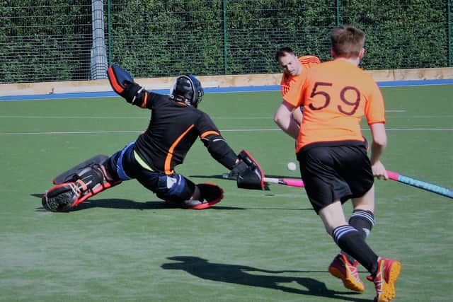 Action from Adel Men's First XI's final home game of the season against Whitley Bay. PIC: John Heald