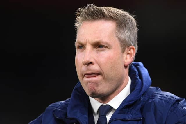 LOOKING UP: Cardiff City boss Neil Harris. Photo by Harry Trump/Getty Images.