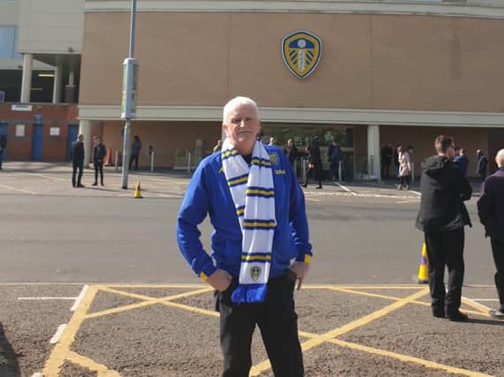 Tributes have been paid to life-long Leeds United fan Pat Kinsella, who died suddenly after travelling home from Elland Road.