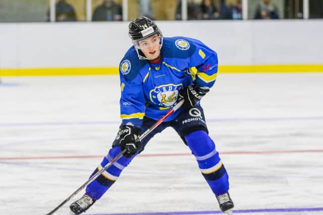 MISSING OUT: Jordan Kelsall is with parent club Nottingham Panthers all weekend and won't play for Leeds Chiefs in any of their three games. Picture courtesy of Mark Ferriss.