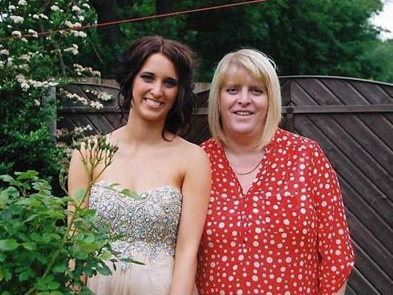 Lauren and Tracy Gregory, who over the course of 10 years have raised more than 60,000 for the Yorkshire Air Ambulance after the loss of Mick Cottam in a motorcycle accident.